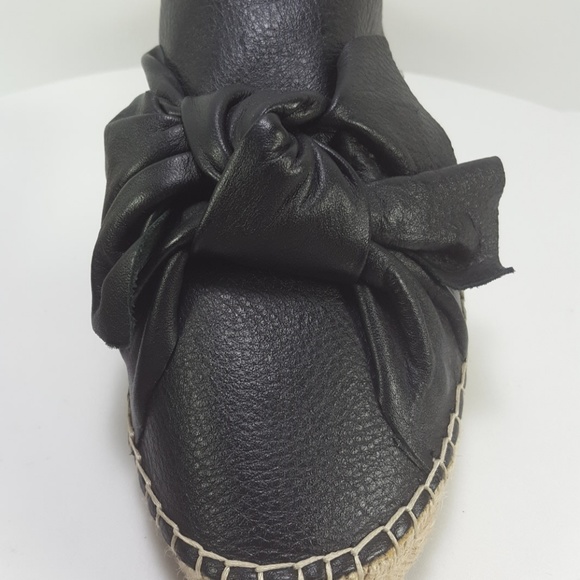 New Sam Edelman Lynda leather bow espadrille mule - Picture 7 of 8